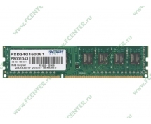 Модуль памяти DDR3  4GB 1600МГц Patriot (CL11, 1.5V) (PSD34G160081)