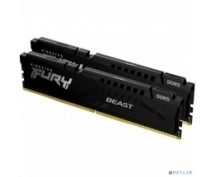 Набор памяти DDR5  2x8GB 5600МГц Kingston FURY Beast Black (CL40, 1.25V) радиатор (черный)