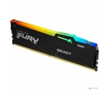 Модуль памяти DDR5 16GB 5600МГц Kingston FURY Beast Black RGB EXPO (CL36, 1.25V) радиатор (черный)