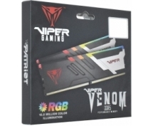 Набор памяти DDR5 2x16GB 5600МГц Patriot Viper Venom RGB (CL36, 1.25V) радиатор (черно-серый)