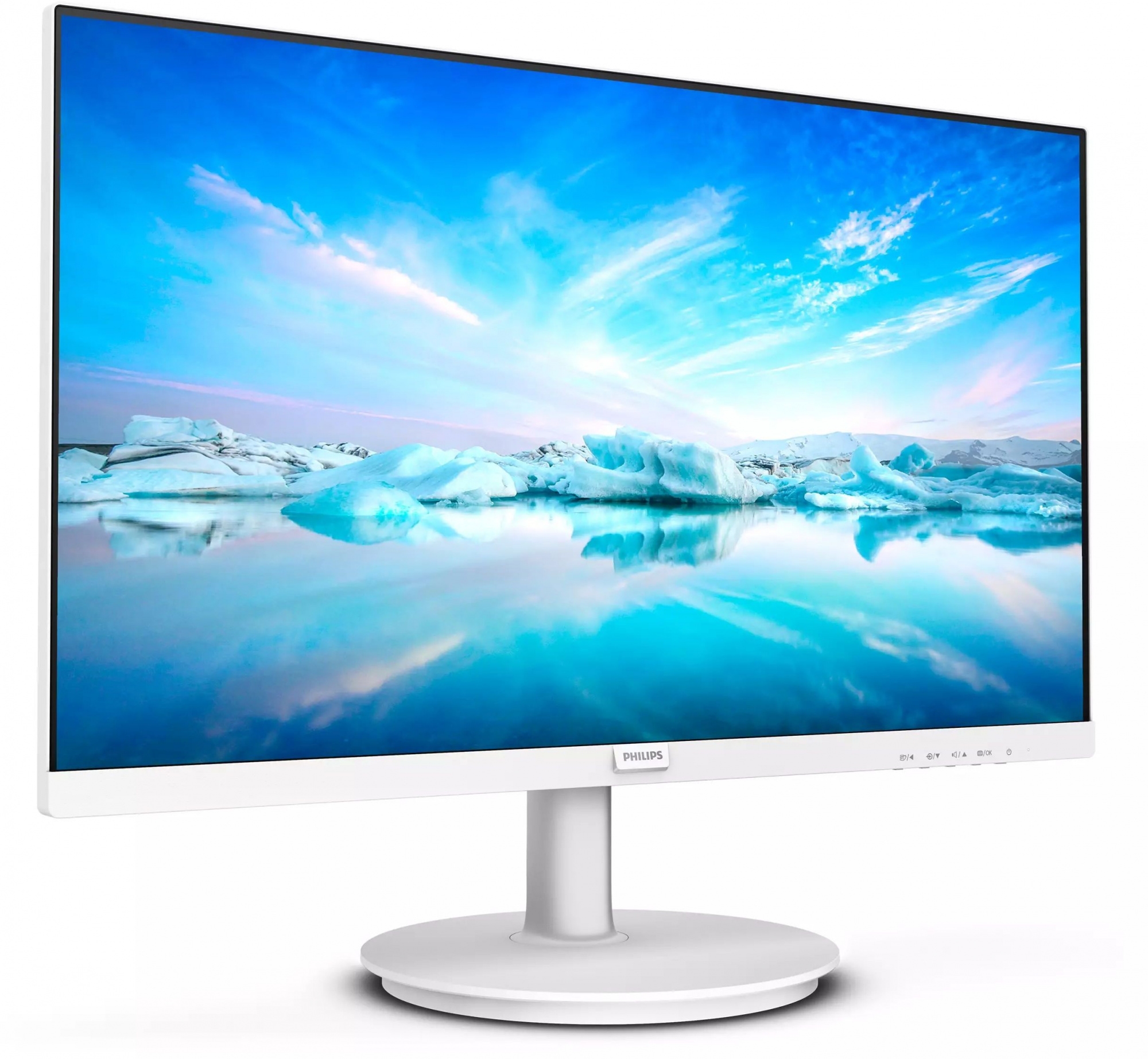 Монитор 27" Philips 271V8AW/01 <5мс, 1920x1080, IPS, 75Hz, D-Sub, DP, HDMI, MM> (белый)