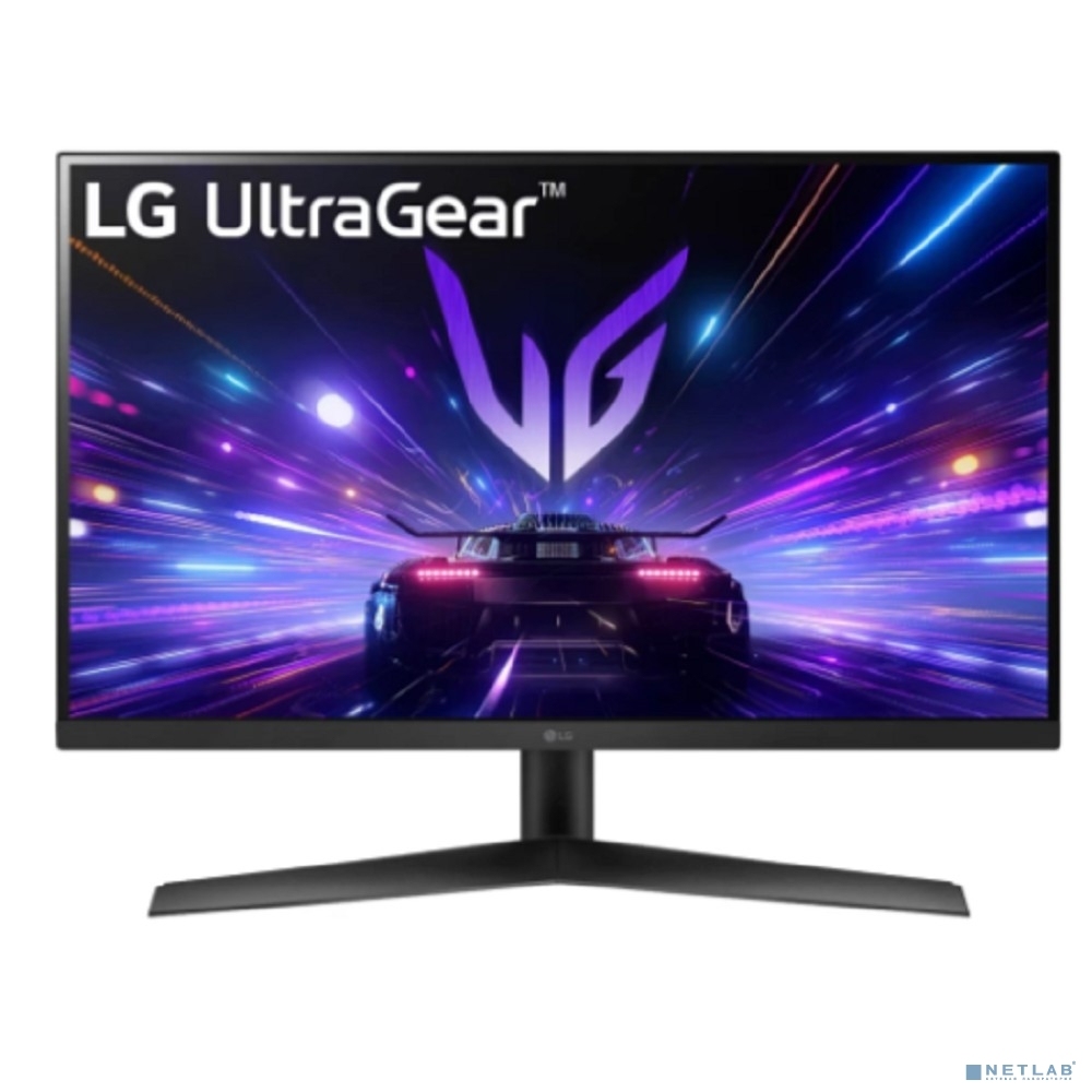 Монитор 27" LG 27GS60F-B <1мс, 1920x1080, IPS, 180Hz, DP, HDMI> (черный)