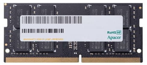 Модуль памяти SO-DIMM DDR4  4GB 2666МГц Apacer (CL19, 1.2V) (AS04GGB26CQTBGH/ES.04G2V.KNH)