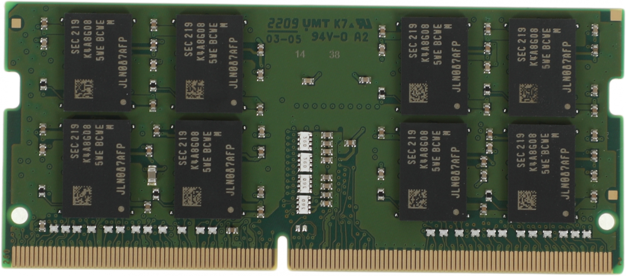 Модуль памяти SO-DIMM DDR4 16GB 3200МГц Kingston (CL22, 1.2V) (KVR32S22D8/16)