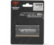 Модуль памяти SO-DIMM DDR4 32GB 3200МГц Patriot Viper Steel (CL18, 1.35V) (PVS432G320C8S)