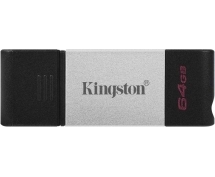 Накопитель  64GB Kingston DataTraveler 80 (DT80/64GB) <USB3.2 Type-C>