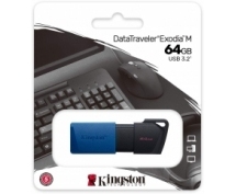 Накопитель  64GB Kingston DataTraveler Exodia M (DTXM/64GB) <USB3.2>