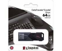 Накопитель  64GB Kingston DataTraveler Exodia Onyx (DTXON/64GB) <USB3.2>