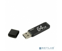 Накопитель  64GB Netac U351 (NT03U351N-064G-20BK) <USB2.0> (черный)