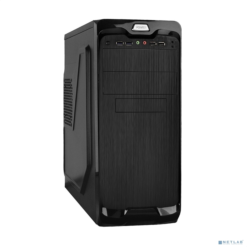 Корпус Miditower ExeGate UN-604 <ATX, без БП, 2*USB+2*USB3.0, аудио, черный>