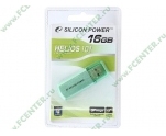 Накопитель  16GB Silicon Power Helios 101 (SP016GBUF2101V1N) <USB2.0> <зеленый>