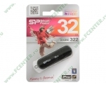 Накопитель  32GB Silicon Power LuxMini 322 (SP032GBUF2322V1K) <USB2.0> <черный>