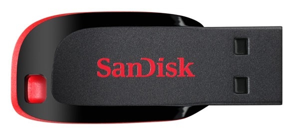 Накопитель  16GB SanDisk Cruzer Blade (SDCZ50-016G-B35) <USB2.0> <черный>