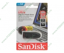 Накопитель 128GB SanDisk Ultra (SDCZ48-128G-U46) <USB3.0> (черный)