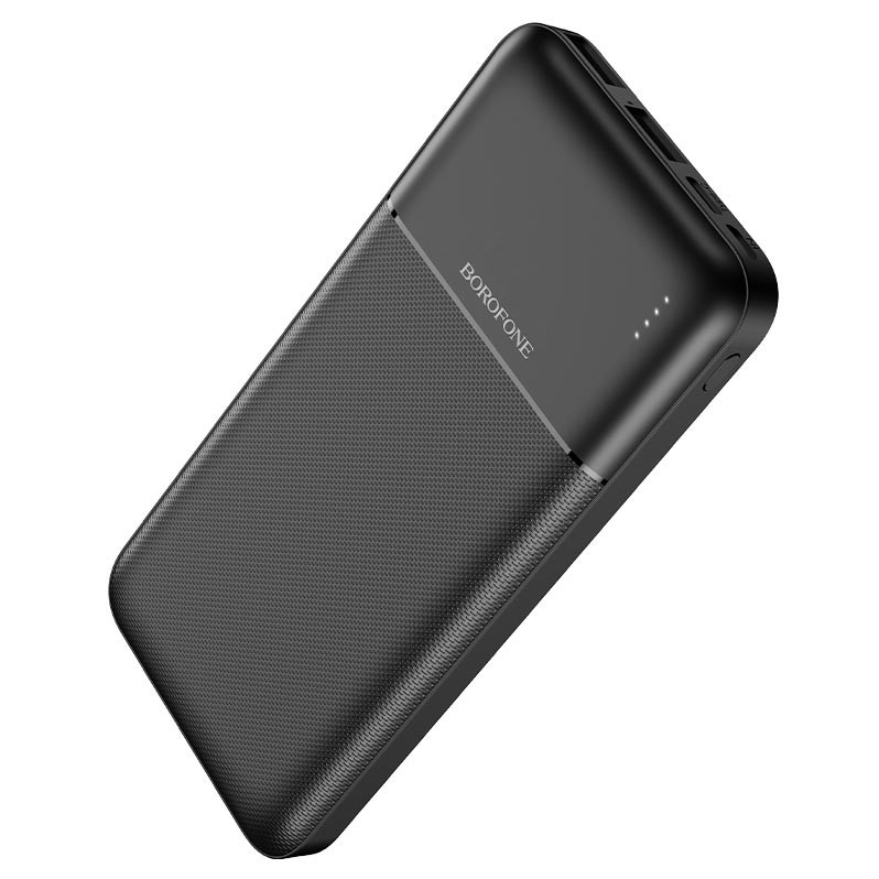 Внешний портативный аккумулятор BOROFONE BJ16, 10000mAh, 2USB/Micro/Type-C (черный)