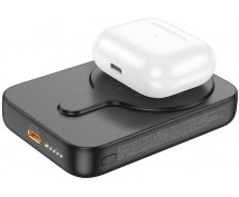 Внешний портативный аккумулятор Hoco J117A Esteem 10000mAh QC/PD 20W 2A (беспр. зар.) (черный)