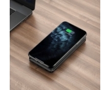 Внешний портативный аккумулятор Hoco J50 Surf 10000mAh 5W 2A USB-A (беспр. зар.) (черный)