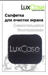 Салфетка для отчистки экрана LuxCase самоклеящаяся многоразовая