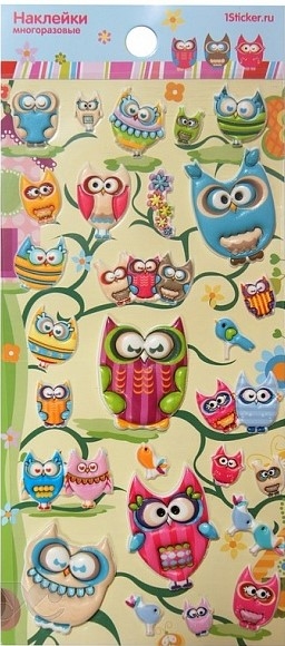 Наклейки декоративные глянцевые