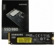 Накопитель SSD  250GB Samsung 980 (MZ-V8V250B) <M.2 2280, NVMe, PCI-Ex4 3.0>