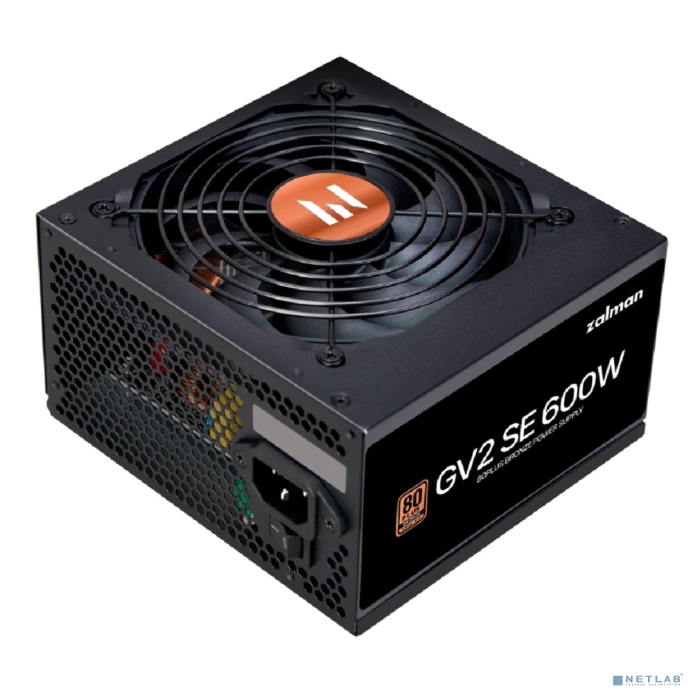 Блок питания  600Вт Zalman ZM600-GV2SE <ATX 2.52, 120мм, 80+ Bronze>