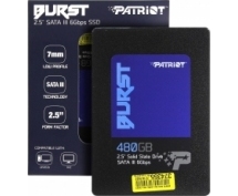 Накопитель SSD  480GB Patriot Burst ELITE (PBE480GS25SSDR) <2.5", 7мм, SATA3>