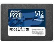 Накопитель SSD  512GB Patriot P220 (P220S512G25) <2.5", 7мм, SATA3>