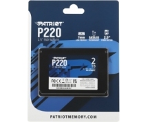 Накопитель SSD 2TB Patriot P220 (P220S2TB25) <2.5", 7мм, SATA3>