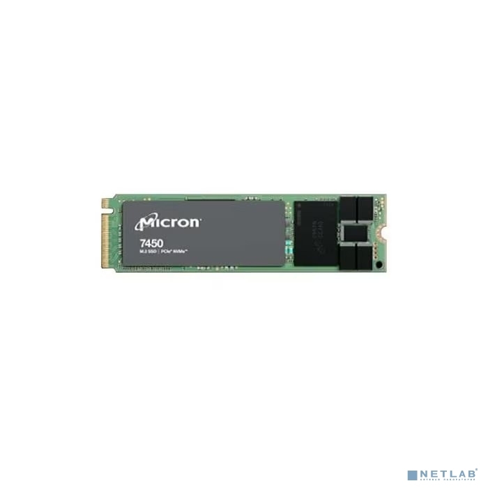 Накопитель SSD  400GB Micron 7450 MAX (MTFDKBA400TFS-1BC1ZABYY) <M.2 2280, NVMe, PCI-E 4.0 x4>