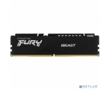 Модуль памяти DDR5 16GB 5200МГц Kingston FURY Beast Black (CL40, 1.25V) радиатор (черный)