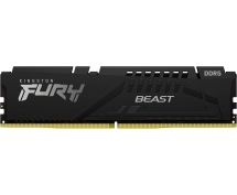 Модуль памяти DDR5 32GB 5200МГц Kingston FURY Beast Black (CL40, 1.25V) радиатор (черный)