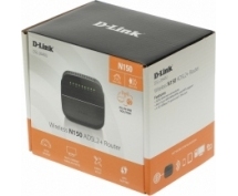 D-Link DSL-2640U/R1A <Wi-Fi роутер+Модем xDSL> <Annex A, ADSL2+, 802.11n, N150, 4х100Мб/с>