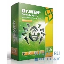 Антивирус: Dr.Web Security Space - 2 года 2 ПК (BHW-B-24M-2A3)