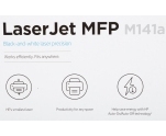 МФУ HP LaserJet MFP M141a (7MD73A) <A4, 600x600 dpi, 20 стр/мин, ч/б, USB> белый