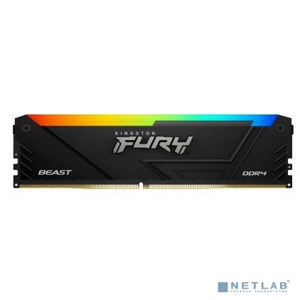 Набор памяти DDR4 2x16Gb 3200МГц Kingston FURY Beast Black RGB (KF432C16BB12AK2/32)