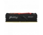 Модуль памяти DDR4  8GB 3200МГц Kingston Fury Beast Black RGB (CL16, 1.35V) (KF432C16BBA/8)