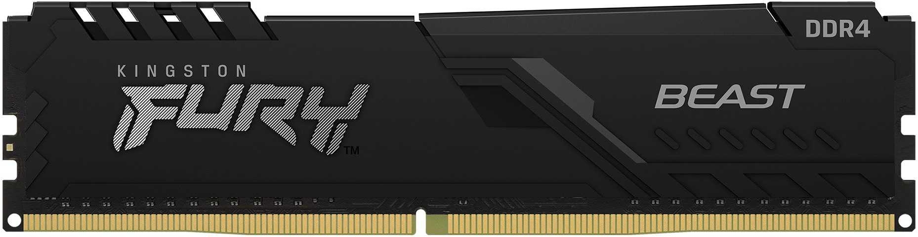 Модуль памяти DDR4 32GB 3200МГц Kingston Fury Beast Black (KF432C16BB/32)