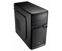 Корпус Aerocool Qs-182 <mATX, без БП, 2xUSB2.0, 1xUSB3.0, 1x5.25, 1x3.5, Audio> (черный)