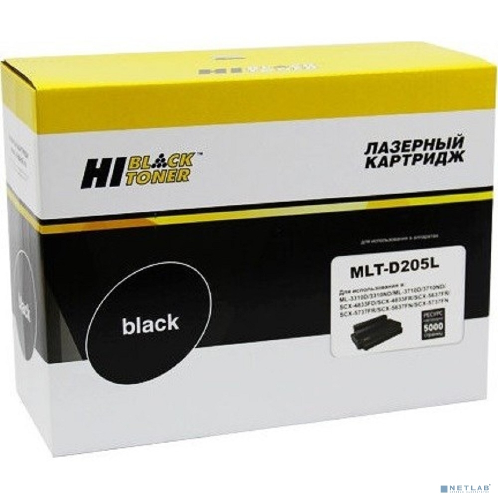 Картридж Samsung MLT-D205L Hi-Black для ML-3310D/3310ND/3710D/SCX-4833 5000 копий