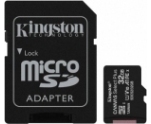 Карта памяти MicroSD  32GB Kingston Canvas Select Plus A1 UHS-I U1 V10 + адаптер (SDCS2/32GB)