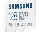 Карта памяти MicroSD 128GB Samsung EVO Plus UHS-I U3 + адаптер (MB-MC128KA)