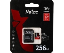 Карта памяти MicroSD 256GB Netac P500 Extreme Pro + адаптер (NT02P500PRO-256G-R)