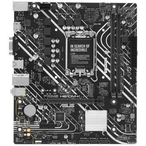 Сист.плата Asus PRIME H610M-K <1700 H610 2xDDR5 4xSATA3 M.2 PCIe16 D-Sub HDMI USB3.2 mATX>