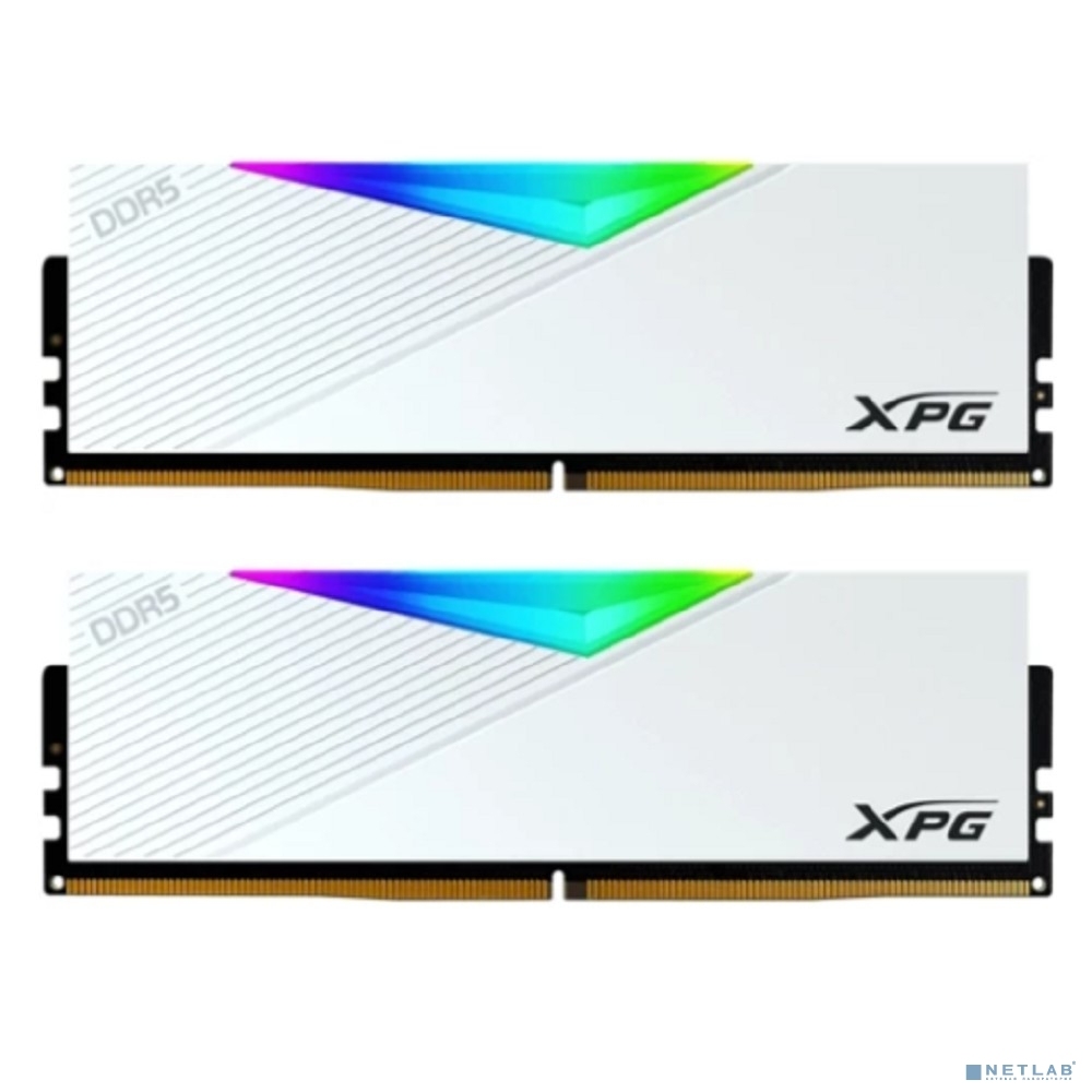 Набор памяти DDR5  2x16GB 6000МГц ADATA XPG Lancer RGB (CL30, 1.35V) (белый)