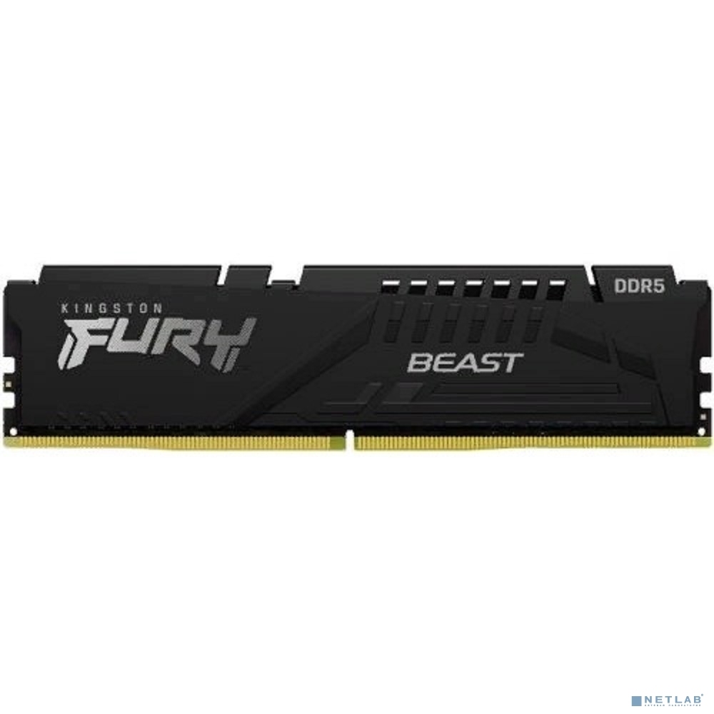 Модуль памяти DDR5 32GB 6000МГц Kingston FURY Beast Black EXPO (CL36, 1.35V) радиатор (черный)